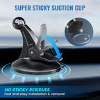 EWAY 2PCS GPS Car Holder Mount for Garmin Nuvi Windshield Dashboard - Image 3