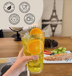 KLIFA- NICE- 29 ounce, Plastic Jumbo Drinking Glasses, Large Acrylic Iced Tea - Image 3