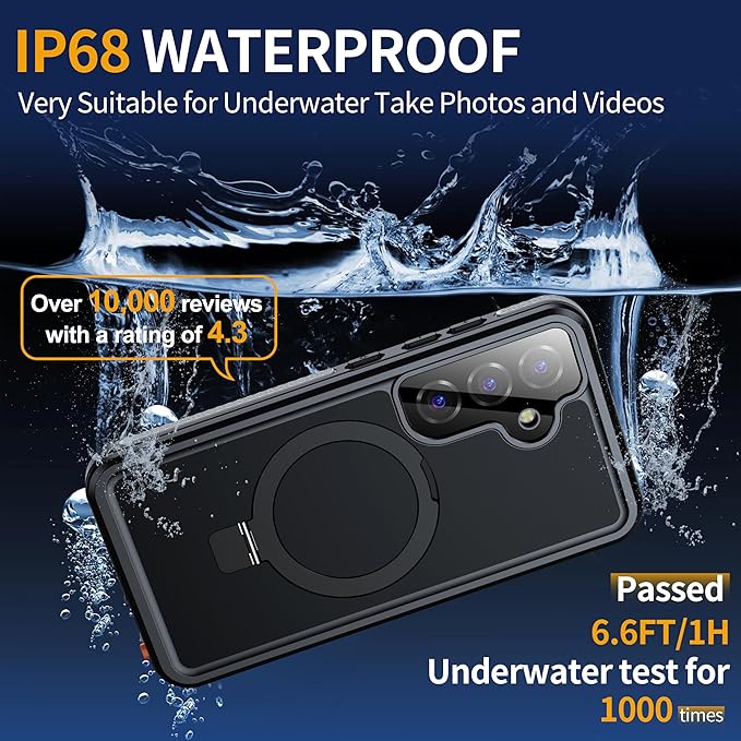 ANTSHARE IP68 Waterproof Case for Samsung Galaxy S25 - Image 3