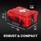 NANUK 903 Waterproof First Aid Box Empty – Durable, Medical First Aid Organizer - Image 5
