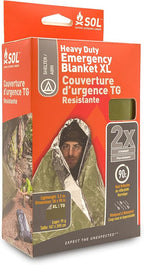 S.O.L. Survive Outdoors Longer 90% Heat Reflective Heavy-Duty Emergency Blanket - Image 2