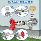 Outdoor Faucet Repair Kit, ASSE 1019-A Vacuum Breaker Outside Faucet Repair Kit - Image 5