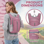 ZOMAKE 10L Ultra Lightweight Packable Backpack, Small Daypack Light Foldable - Image 2