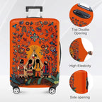 Native American Tribal Teepee Travel Luggage Cover -Stretchable Airplane - Image 2
