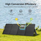 ALLPOWERS 200 Watt Portable Solar Panel SE200, 25% High Efficiency Foldable - Image 4