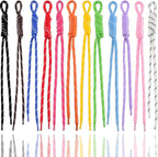 Paracord Keychain Paracord Bag Charm 12pcs Braided Nylon Rope Keychain Cord by Cmidy