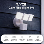 WYZE Floodlight Camera Pro, PCMag Editors' Choice 3000-Lumen LEDs, 2.5K HD - Image 3