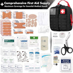 Everlit Survival Upgraded Survival First Aid Kit Emergency Gear Trauma Kit - Image 3