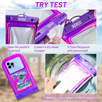 Personalized Initial Waterproof Phone Pouch Case - Image 4