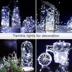 JMEXSUSS 4 Pack 100 LED Solar String Lights - Image 8