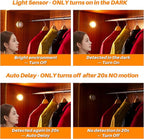 STAR-SPANGLED 3 Pack 2.8” Motion Sensor Lights Indoor AAA Battery Operated - Image 3