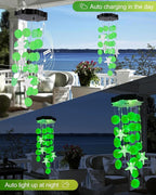Toodour Solar Wind Chimes for Outside, Shells Light Gifts for Mom Grandma Women - Image 5