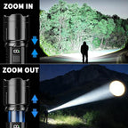 Rechargeable Flashlight 99000 High Lumens, LED Super Bright Flash Light - Image 4