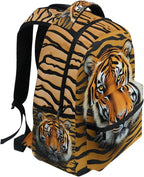 Wamika Tiger Kids Backpack Zebra Giraffe School Backpacks Boys Girls Preschool - Image 5