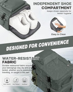 WONHOX Large Travel Backpack Carry on Flight Approved Laptop Work Business - Image 4