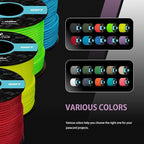 Abma Cord 2.4mm Paracord 275 100ft Nylon Rope 4 Strands Tactical Parachute Cord - Image 5