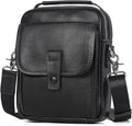 Augus Leather Small Messenger Bag by Augus