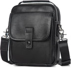 Augus Leather Small Messenger Bag by Augus