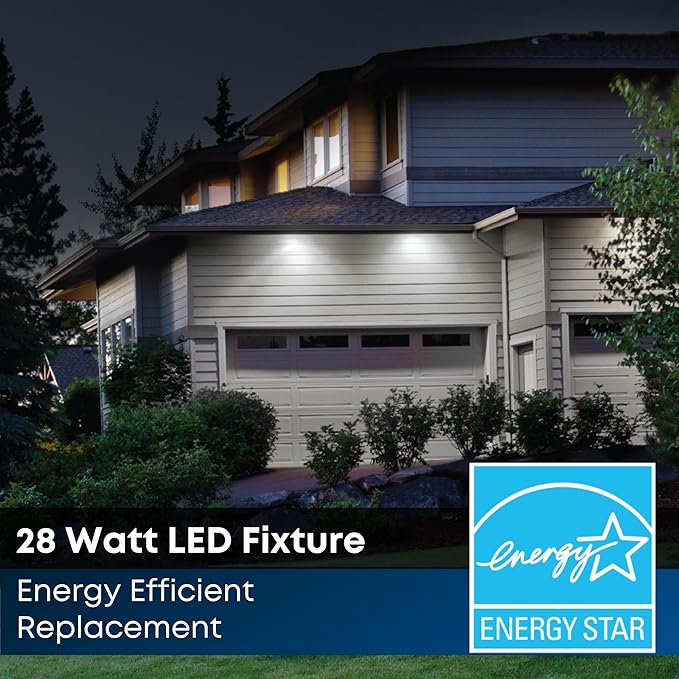 Feit Electric Outdoor LED Security Light, Dusk to Dawn, 28 Watts, Weather - Image 8