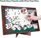 Wooden US National Parks Map Travel Tracker – 3-Layer Framed Wall Art - Image 5