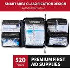 520 Pieces Premium First Aid Kit - Image 3