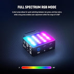 NEEWER Basics Magnetic RGB Camera Auxiliary Light, 1.5W Plastic Small Cold Shoe - Image 3