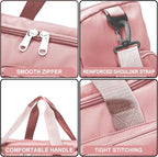 Suruid Gym Bag for Women Men, Travel Duffle Bag Large Capacity Carry On - Image 4