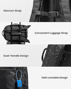 tomtoc Laptop Backpack 26L X-Pac, Large Business Work Bag Fits 15.6-16 Inch - Image 9