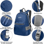 G4Free 20L Lightweight Packable Backpack Travel Hiking Daypack Foldable Backpack - Image 3
