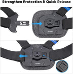 AKASO Quick Release Adjustable Chest Mount Harness Strap - Image 4