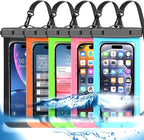 Famoby Up to 8.3" 5 Pack Multicolor Universal Waterproof Phone Pouch, Phone by Famoby