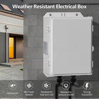 Namunanee Outdoor Electrical Junction Box, ABS Water Resistant Enclosure - Image 2