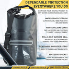 Mission Darkness Dry Shield Faraday Tote 15L // Waterproof Dry Bag - Image 4
