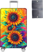 Luggage Cover Protector for 26-28 Inch Suitcases, TSA Approved Elastic Travel by Unknown
