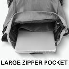 Drawstring Backpack with Mesh Pockets String Gym Bag Sackpack Sandproof Water - Image 5