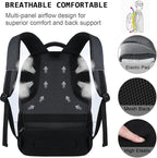 Volher 17 Inch Laptop Backpack, Business Anti Theft Slim Durable Laptops - Image 5