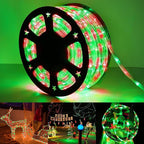 100ft LED Rope Lights Outdoor, 720 LED Connectable and Flexible Tube Lights by Jnaurb