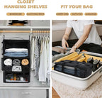 Surblue Hanging Shelves Travel Storage Bag Compression Packing Cube - Image 2