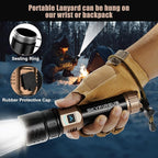 SKYFIRE Rechargeable Flashlights High Lumens, 10000mAh Super Bright Flashlight - Image 8