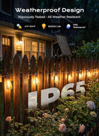 Brightown 108FT Solar String Lights Outdoor Waterproof, Patio Lights - Image 3