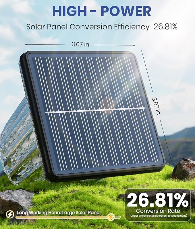 Super Bright Solar Pathway Lights Outdoor Powered 8 Pack, Adjustable Warm&Cool - Image 2