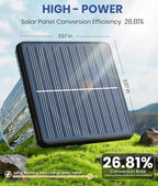 Upgraded Solar Lights Outdoor Waterproof 6 Pack, Adjustable Warm&Cool White - Image 2