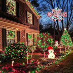 JMEXSUSS 200 LED Red White and Green Christmas Lights Outdoor, 66ft String - Image 7