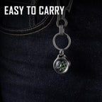 MecArmy Mini Titanium/Brass Compass, Waterproof IPX5 Pocket Compass - Image 5