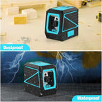 Laser Level with Tripod, 100 feet Green Cross Line Self Rotary Leveling Laser - Image 3