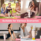 Silicone Cup Boot for Stanley 40oz Tumbler, Whale Bow Straw Cover Bottom - Image 8
