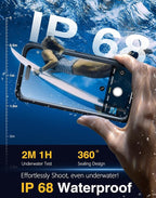 Lanhiem Magnetic for iPhone 17 Pro Case Waterproof, Built in Screen Protector & - Image 3
