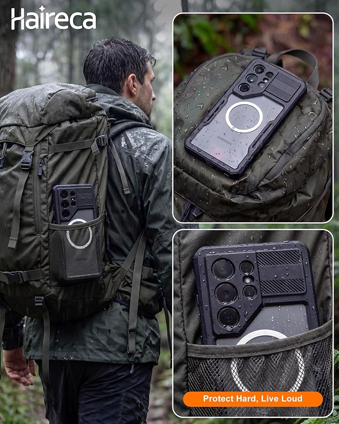 for Samsung Galaxy S26 Waterproof Case, Magnetic Heavy Duty Military Grade - Image 6