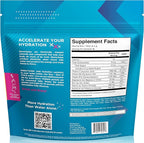 HydroMATE Electrolyte Powder Fruit Punch Hydration Packets Low Sugar 16 Count - Image 4