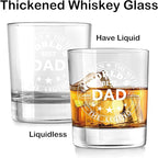 Nogrit World's Best Dad Whiskey Glasses 10 oz, Best Dad Gifts - Image 5